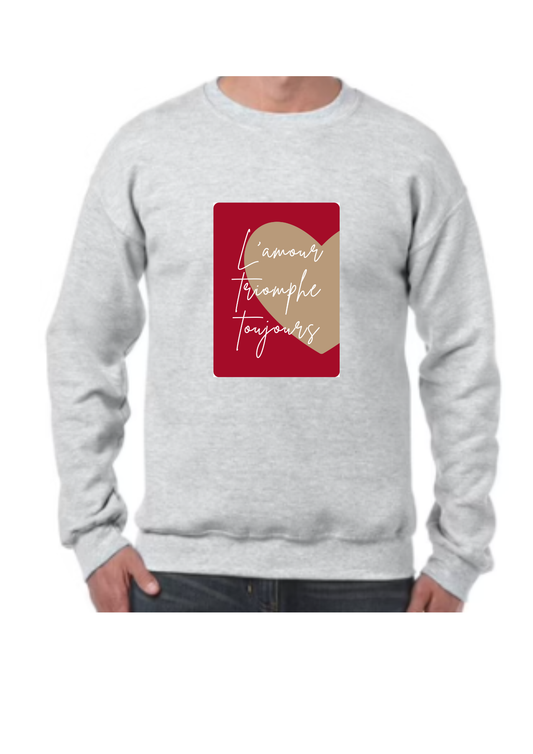 ❤️ Sweat personnalisé – Spécial Saint-Valentin (Unisexe)