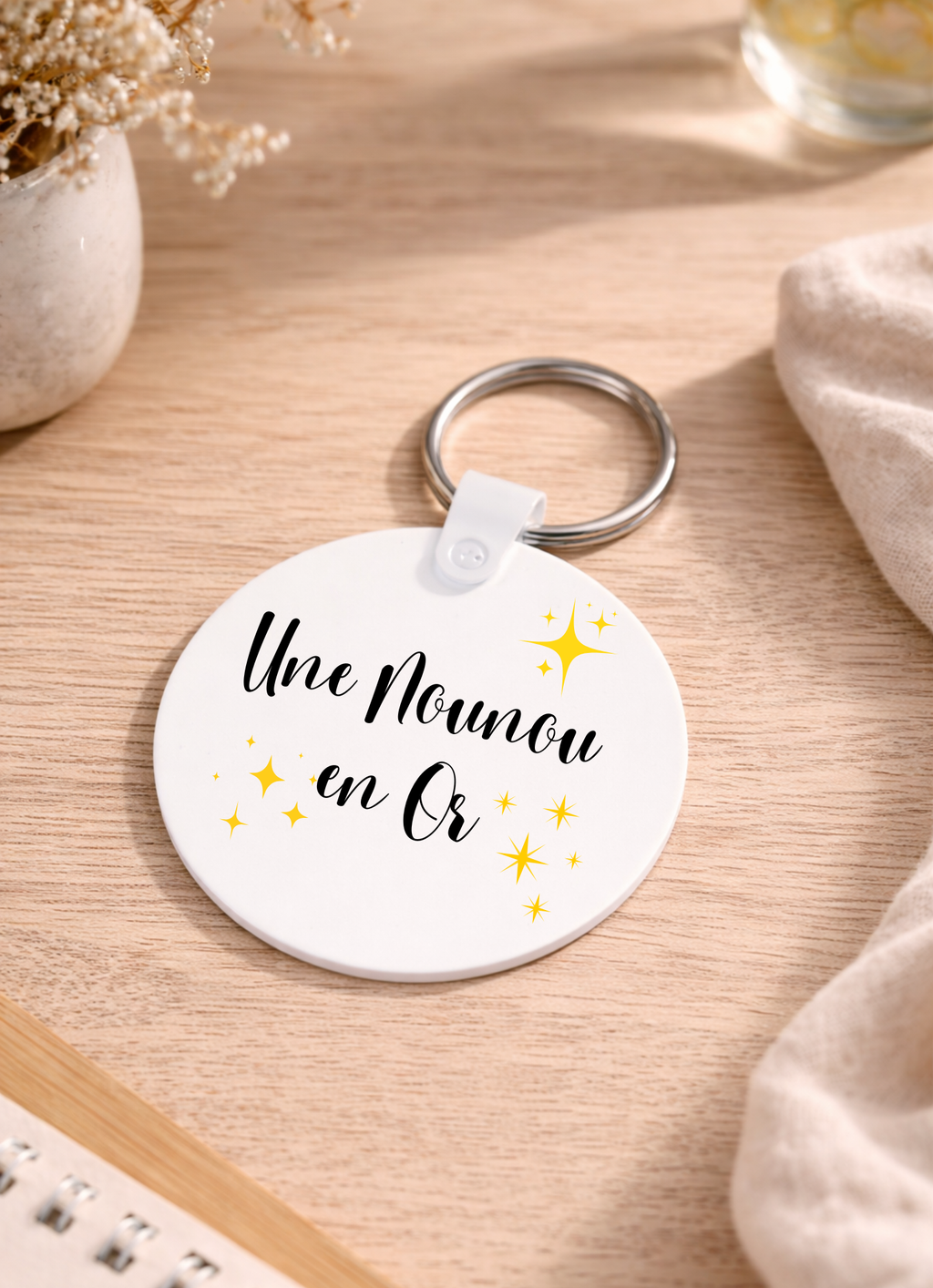 Collection "Fin d'année" 🖍️ - Le porte clé rond