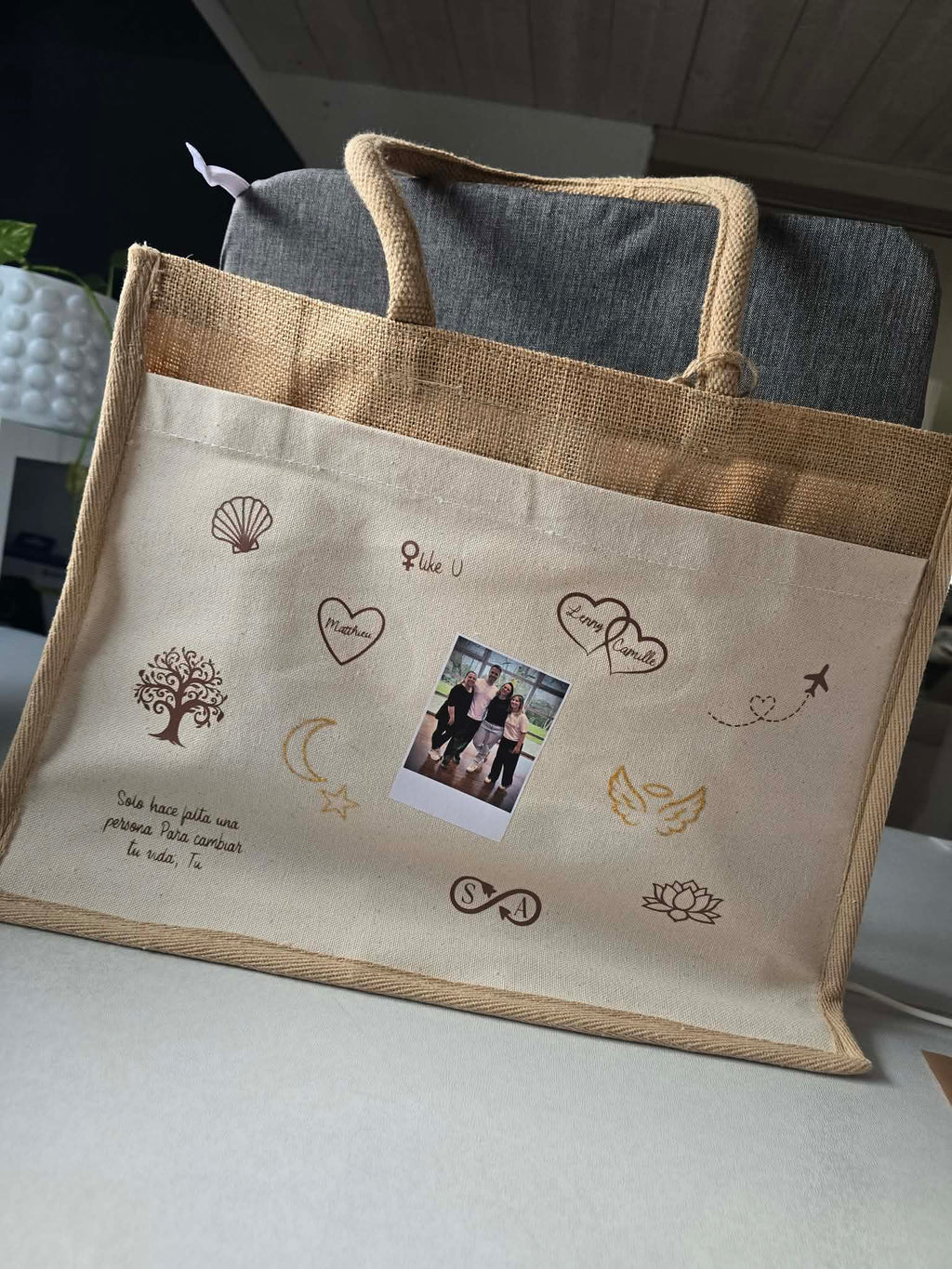 Grand cabas en jute 🧺