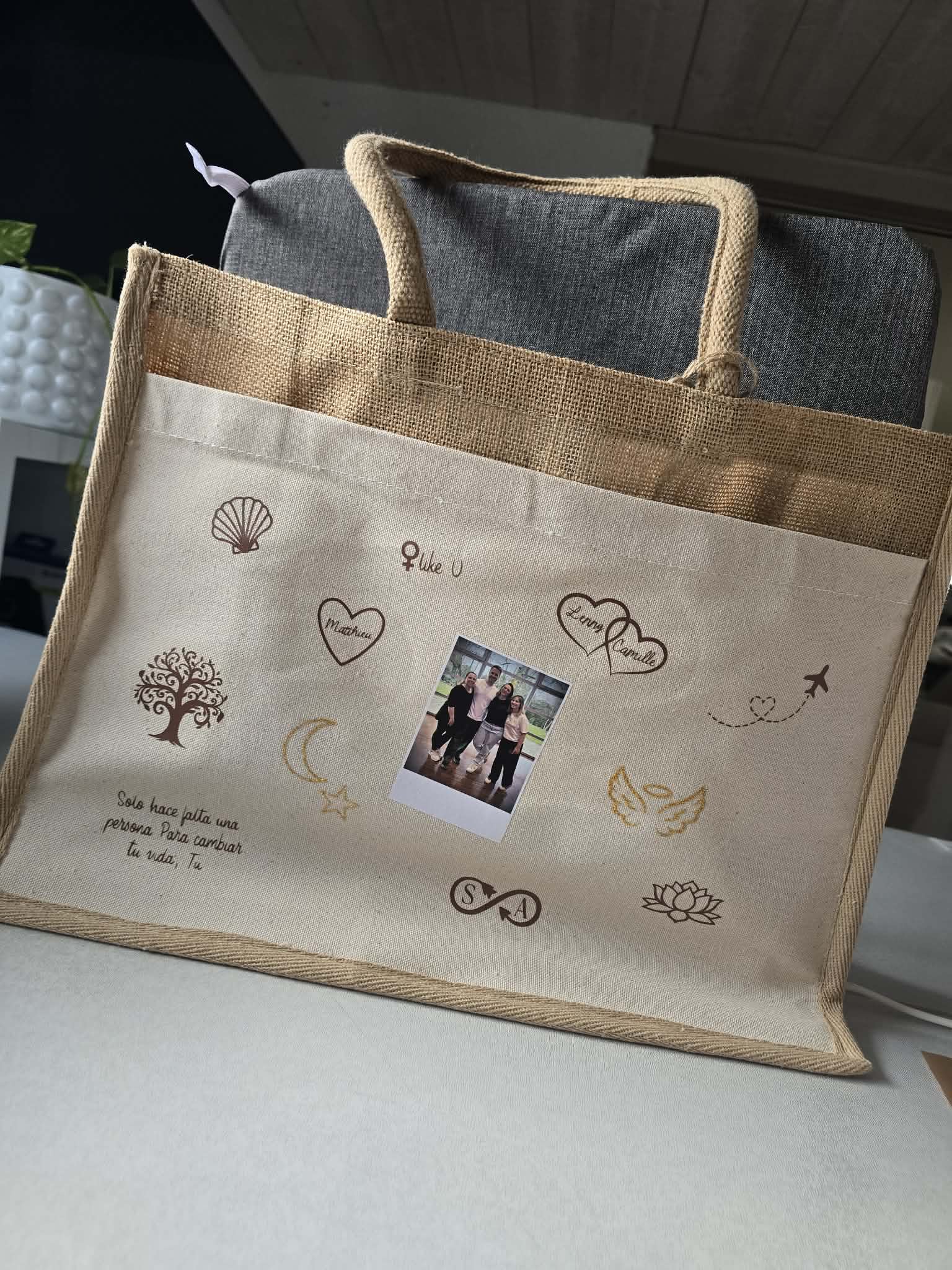 Grand cabas en jute 🧺