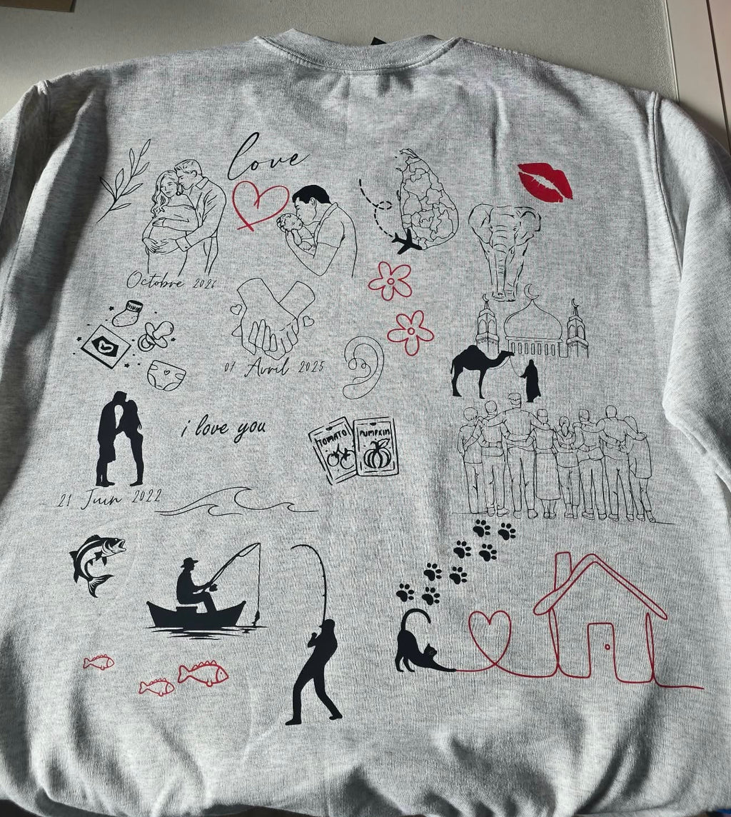 Le T-Shirt Multi-motifs - 100% personnalisé