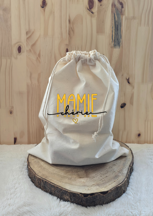 Pochon en coton – Fête des Grands-Mères 🎒