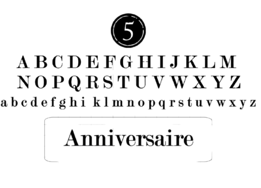 Sticker personnalisé – prêt à poser (mot/phrase entre 30 et 40 cm)