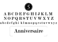Sticker personnalisé – prêt à poser (mot/phrase entre 20 et 30 cm)