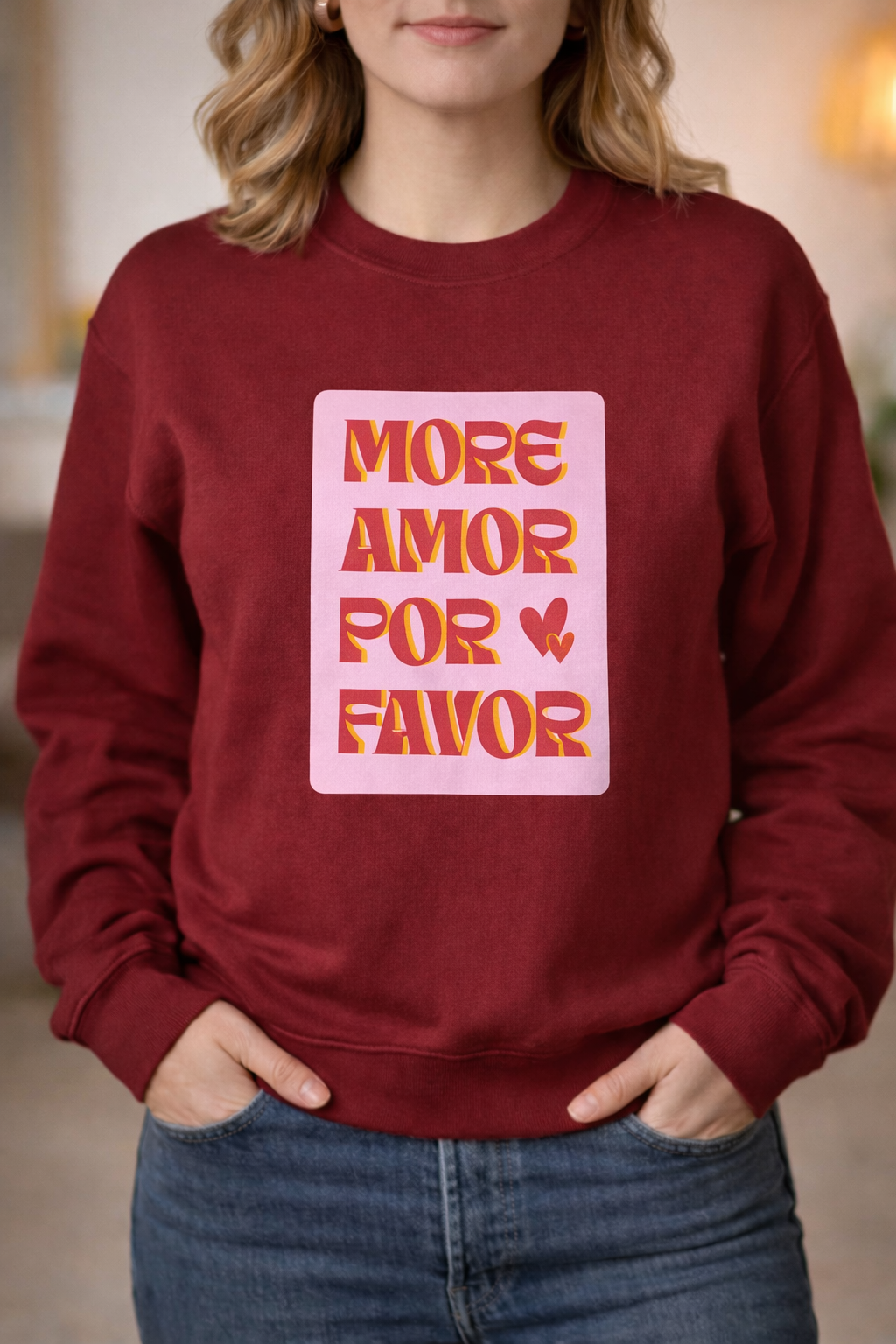 ❤️ Sweat personnalisé – Spécial Saint-Valentin (Unisexe)