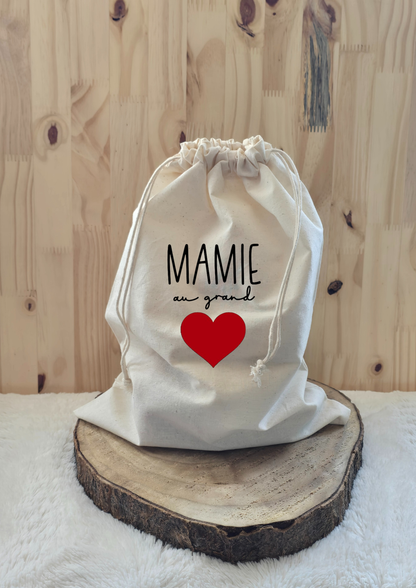 Pochon en coton – Fête des Grands-Mères 🎒
