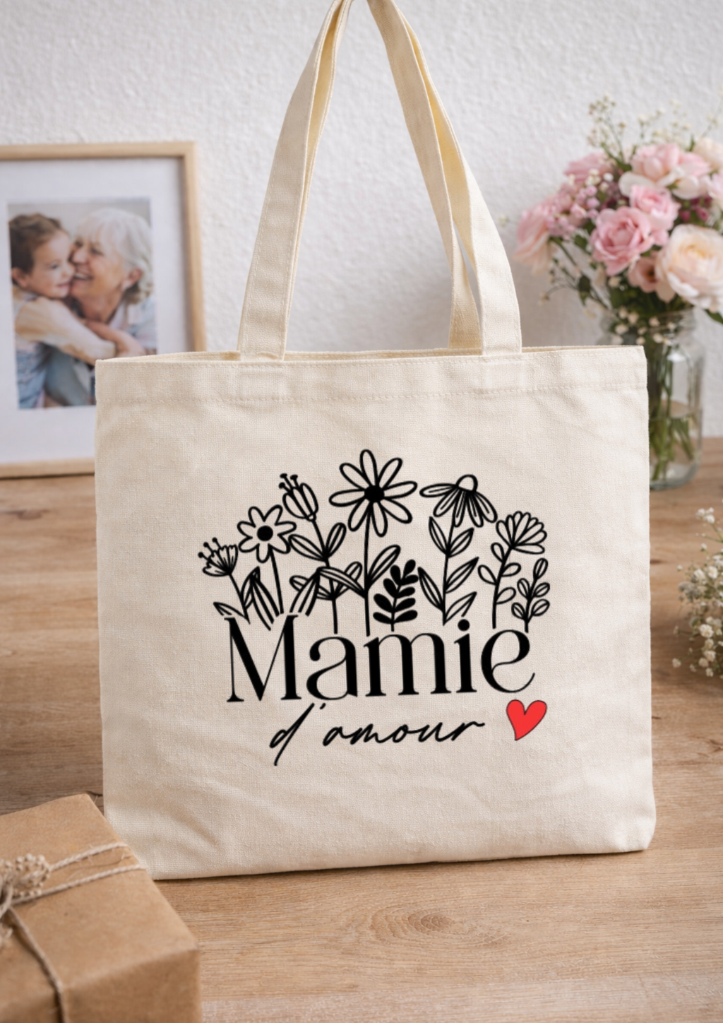 Grand tote bag en toile 👜