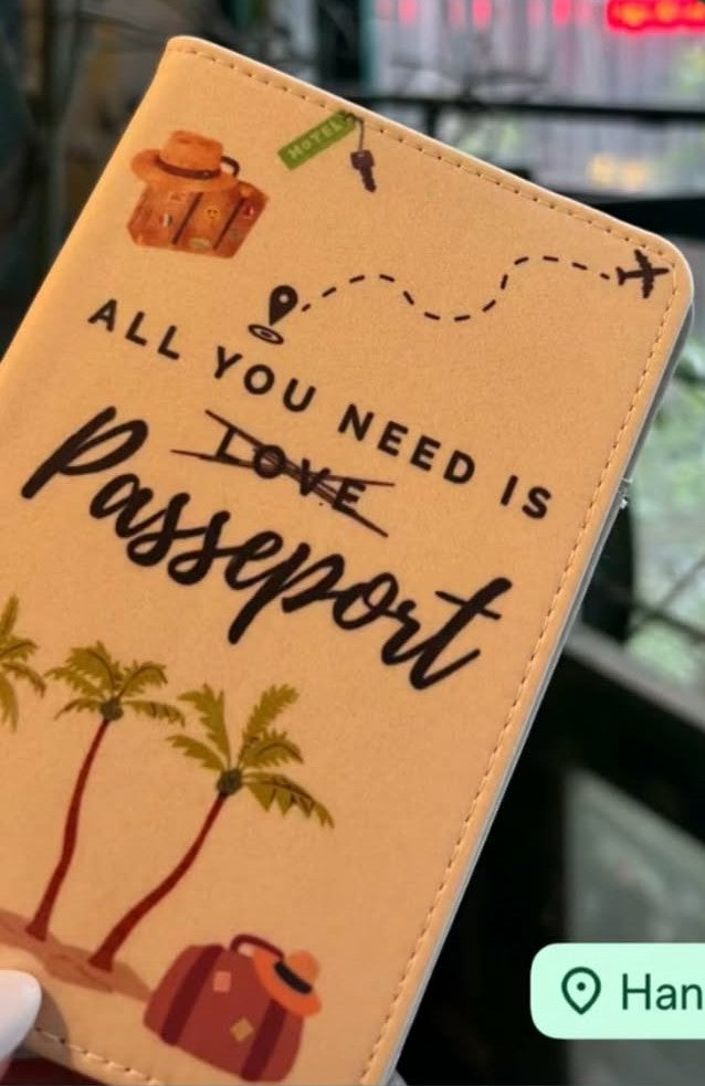 Étui de passeport personnalisé 🌍