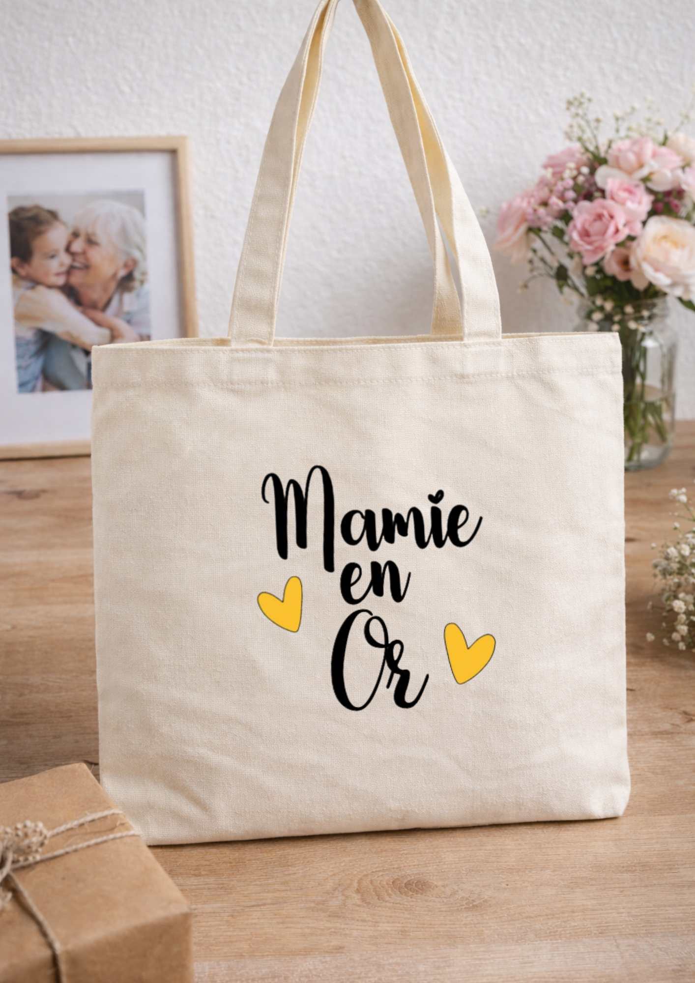 Grand tote bag en toile 👜