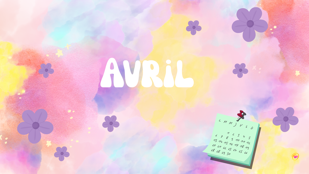 Fond d’écran d'Avril offert ! 💫