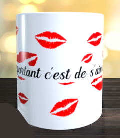 💕 Tasse personnalisée – Édition Saint Valentin