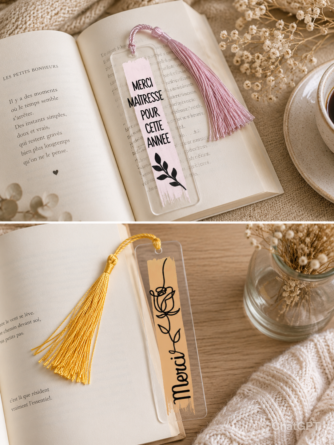 Collection "Fin d'année" 🖍️ - Le marque page