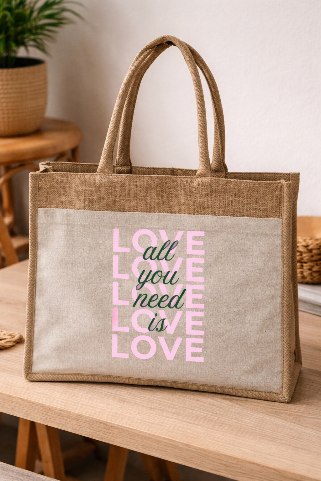 Grand cabas en jute 🧺
