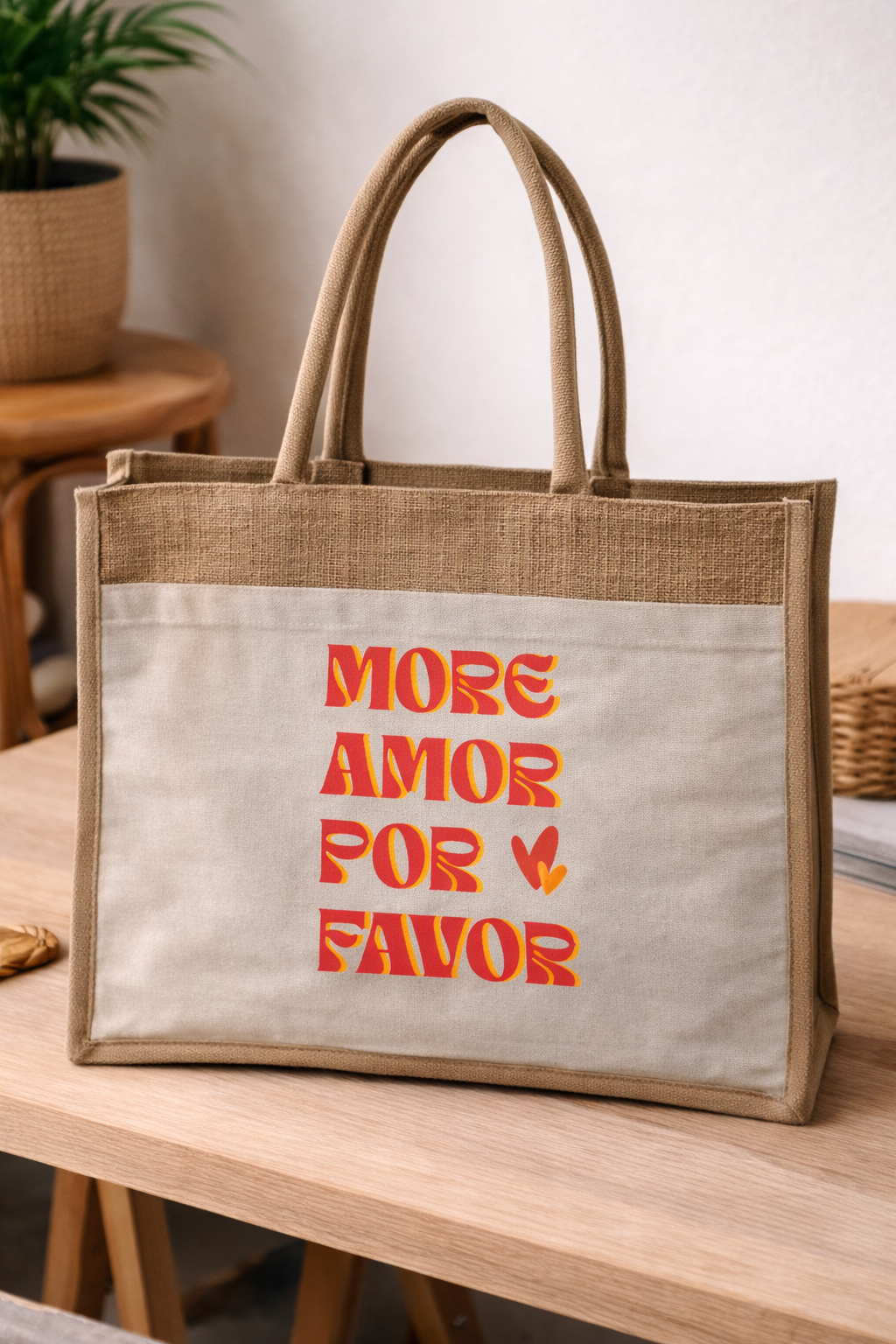 💖 Sac cabas personnalisé – Saint-Valentin