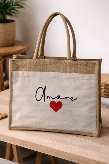 💖 Sac cabas personnalisé – Saint-Valentin