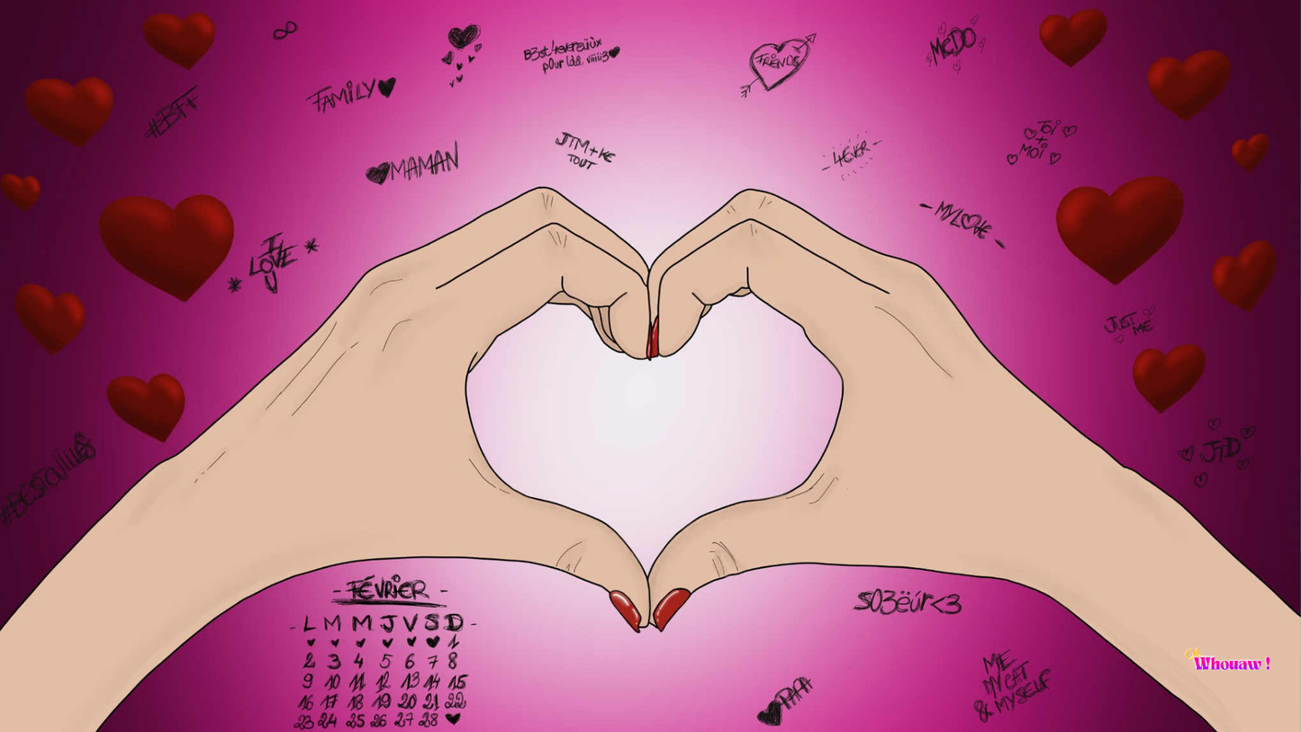 💫 Fond d’écran Février Gratuit !