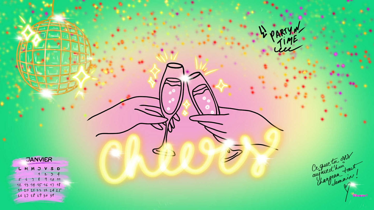 💫 Fond d’écran Janvier Gratuit !