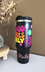 Gourde 1.2L // GOOD VIBES ONLY