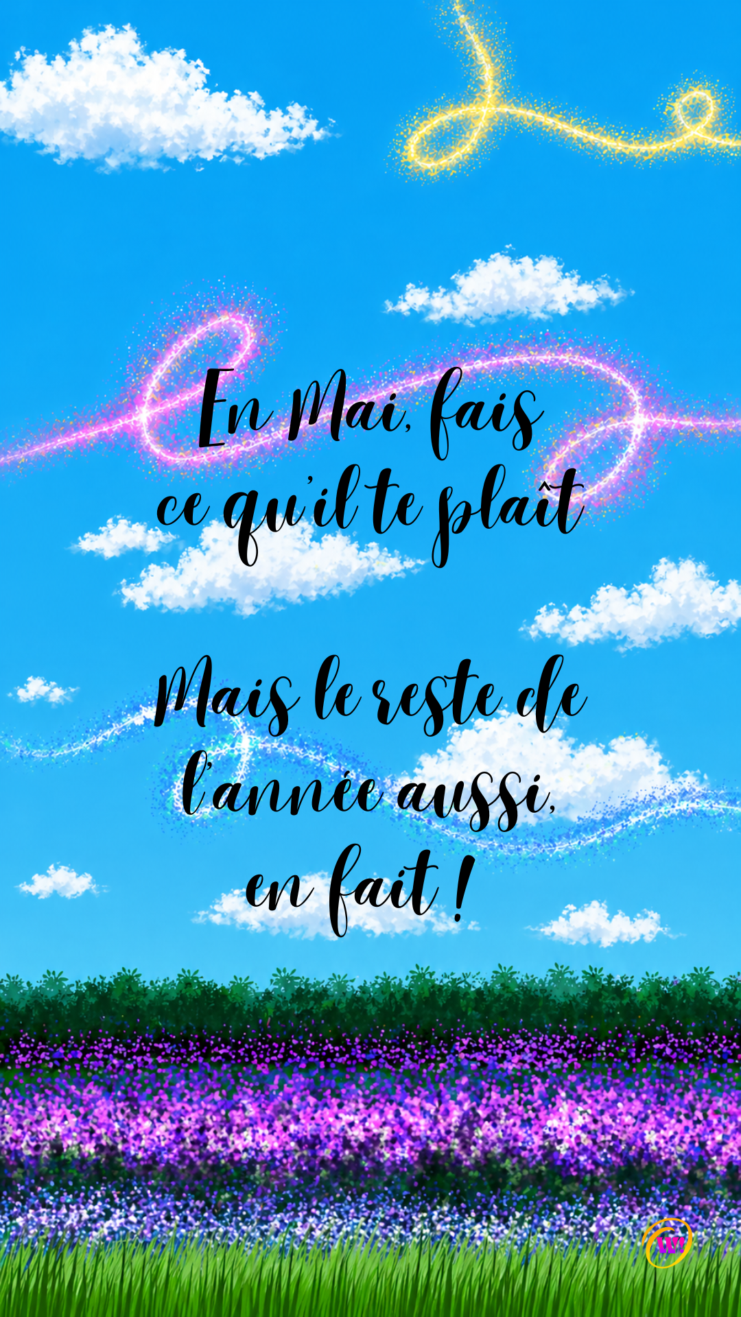 Fond d’écran de Mai offert ! 💫