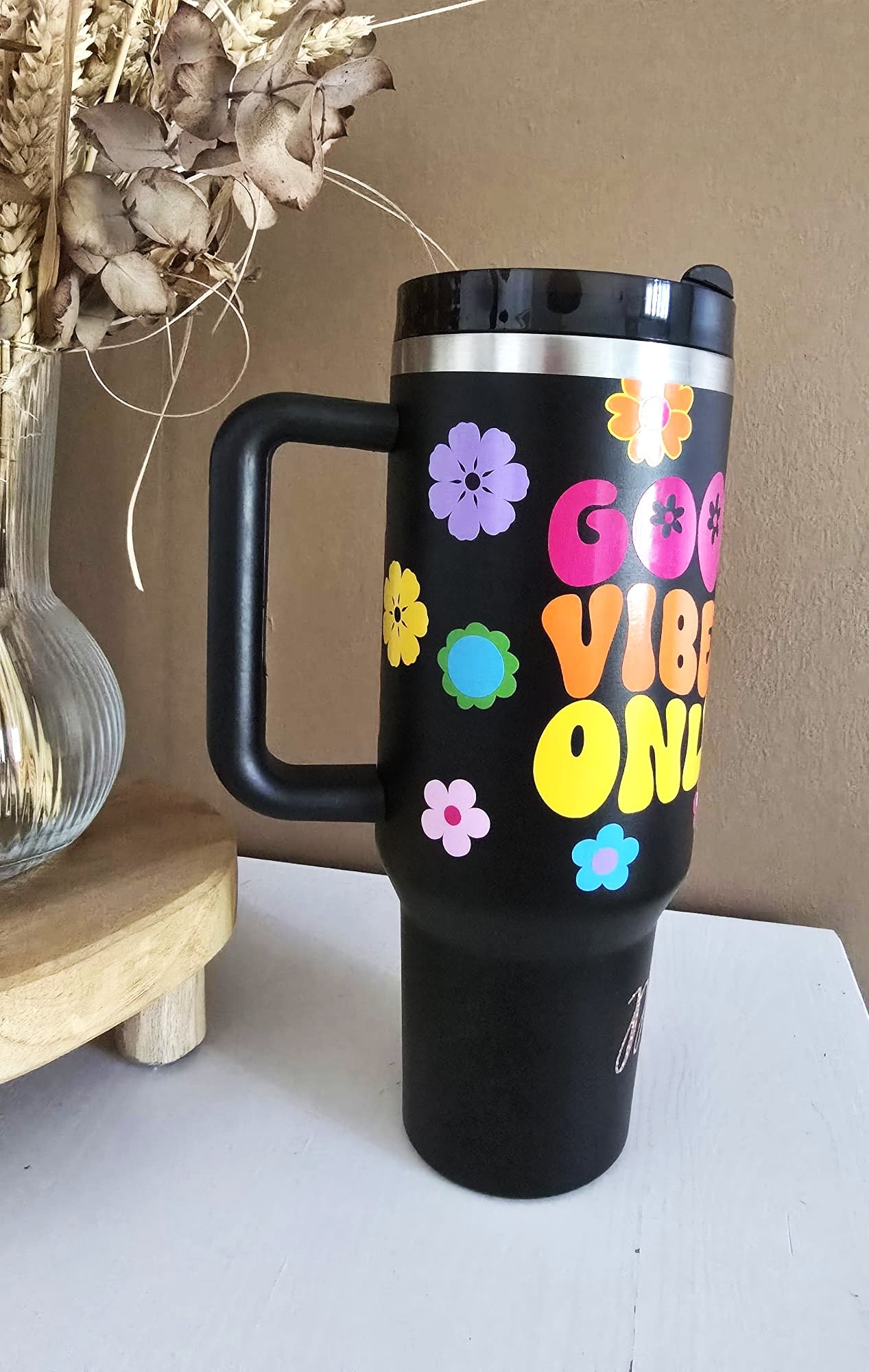 Gourde 1.2L // GOOD VIBES ONLY