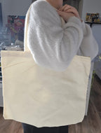 Grand tote bag en toile 👜
