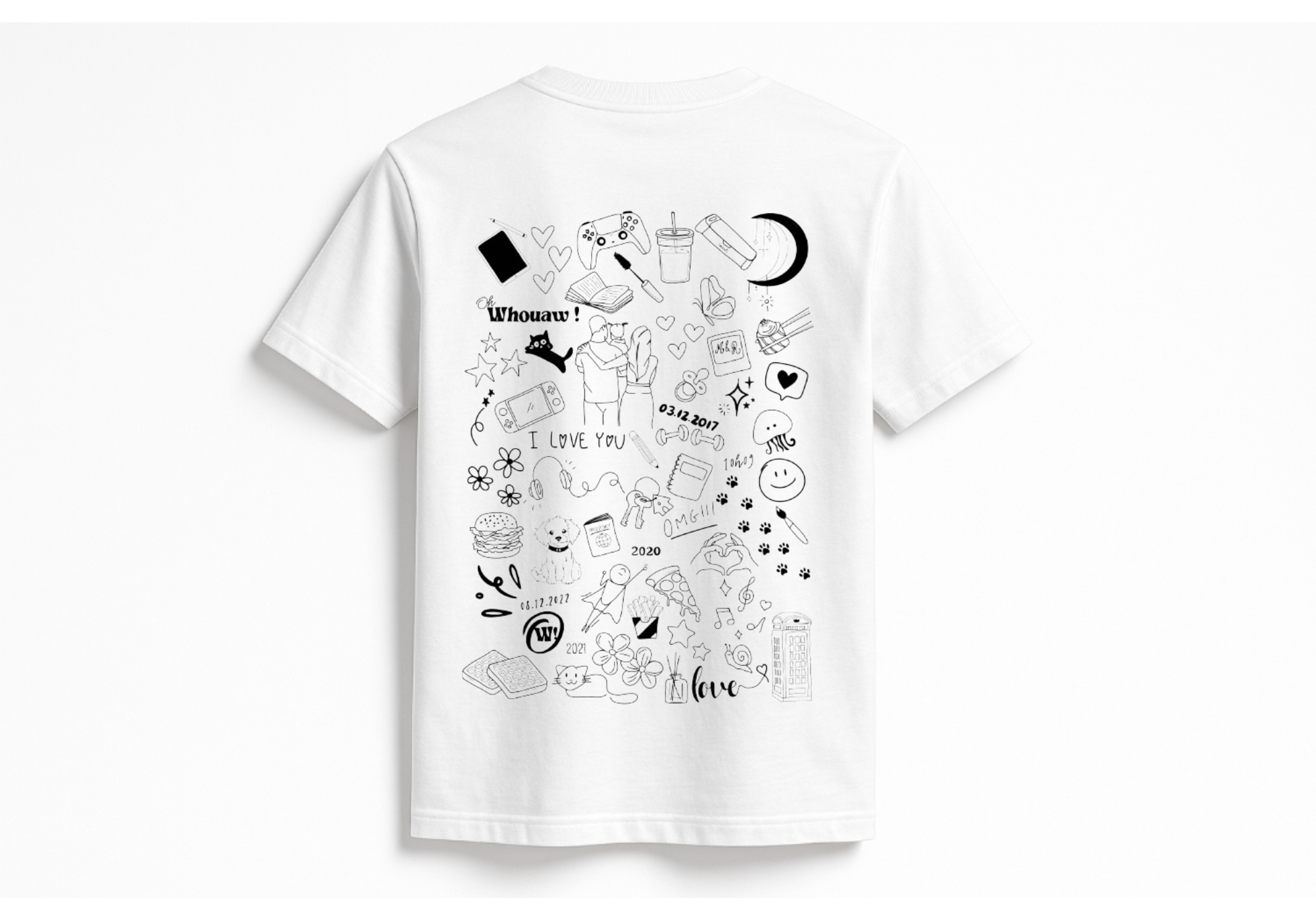 Le T-Shirt Multi-motifs - 100% personnalisé